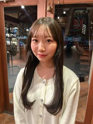 ロング 似合わせカット/ レイヤー／小倉瑳莉のヘアスタイル