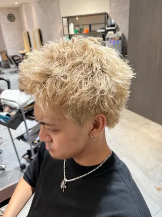 カラー メンズ メンズパーマ職人馬場 和哉のヘアスタイル