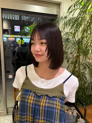 ミディアム えんどう ゆめはのヘアスタイル
