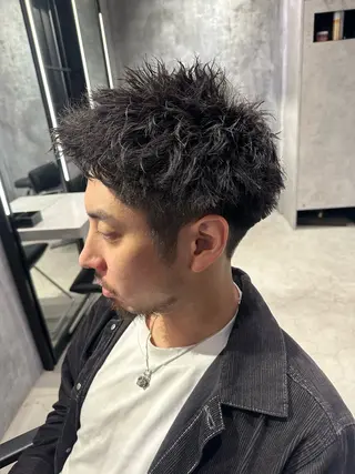 メンズ 本町/新町/心斎橋 透明感カラーSANCのヘアスタイル