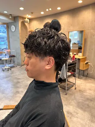 ショート カラー パーマ メンズ 🔥メンズカラー🔥 セヤシュウヘイのヘアスタイル