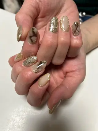 ネイル 🐉✨️ ℳ🐯💚のネイルデザイン