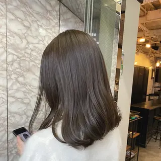 ミディアム ✴︎赤み除去カラー daichi✴︎のヘアスタイル