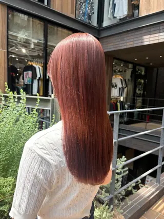 ロング カラー すぐ巻ける縮毛矯正 🍀勝倉　麗のヘアスタイル