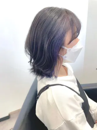 ミディアム カラー 【半個室サロン】 山本　崇仁のヘアスタイル