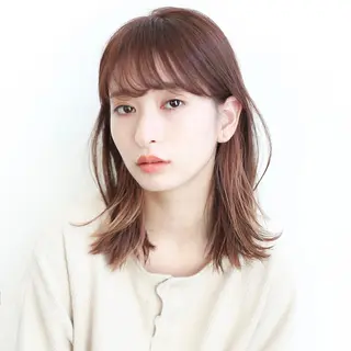 ミディアム カラー DAICHI inity心斎橋のヘアスタイル