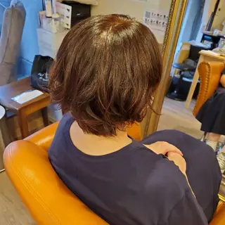 パーマ カラー ショート spa hair ark 富井直美のヘアスタイル