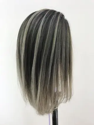 ロング カラー ヘアアレンジ シアーベージュニスト 🥣大石亜里紗のヘアスタイル