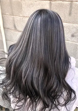 カラー ダブルスキルエクステ /羽エクステ白石宇由のヘアスタイル