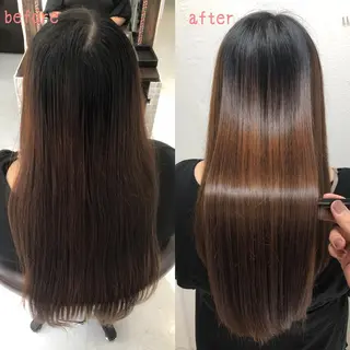 セミロング 💍艶カラー KAREN💍のヘアスタイル