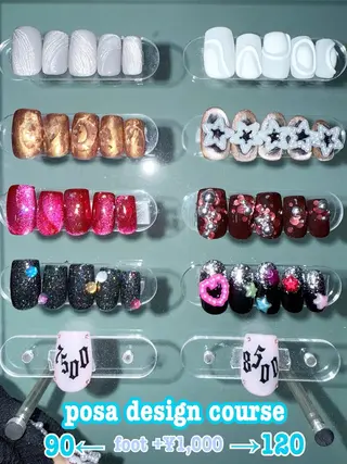 ネイル posa nail モエミのネイルデザイン