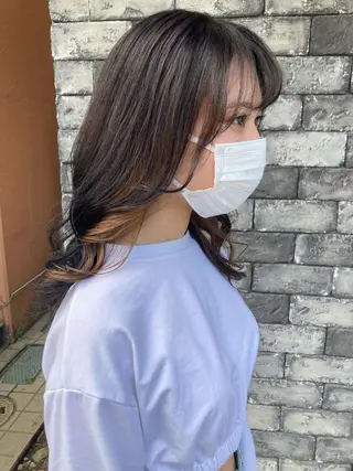 セミロング カラー ✂️似合わせの魔術師 石田一樹✂️のヘアスタイル