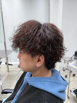 パーマ メンズ fifth天神 パーマ特化/石橋航海のヘアスタイル