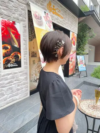 ショート ヘアアレンジ 久保田 千尋のヘアスタイル