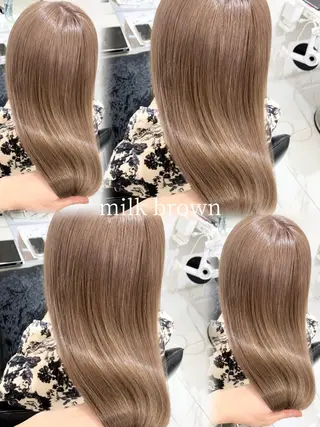 ミディアム カラー 及川 淳哉のヘアスタイル