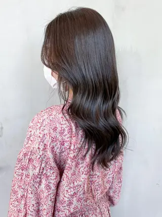 セミロング カラー パーマ ヘアアレンジ ITbyALBUM 八王子店のヘアスタイル