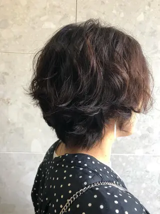 ショート パーマ 🍎みついじゅん🍏 ボブ指名No.1のヘアスタイル