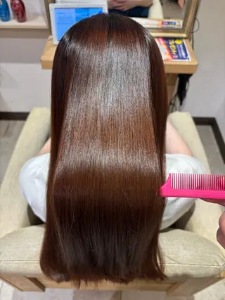 ロング 🍒🌷ピンクカラー 🌷🍒井出まりあのヘアスタイル