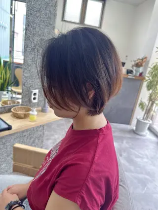 ショート カラー 近鉄奈良ショートヘア 清水力也のヘアスタイル