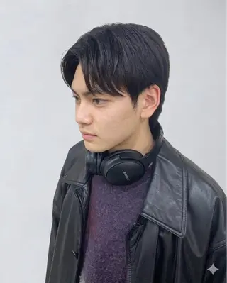 ミディアム パーマ メンズ 韓国🇰🇷メンズ パーマクメユウキのヘアスタイル