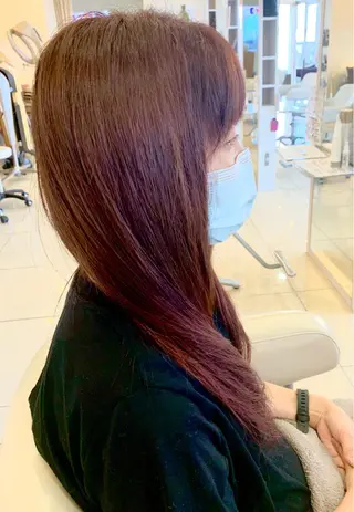 セミロング 田中 美有のヘアスタイル