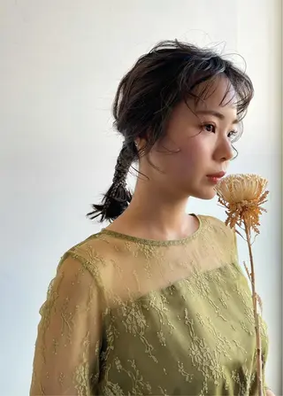 ミディアム ヘアアレンジ ヘアメイク new meのヘアスタイル