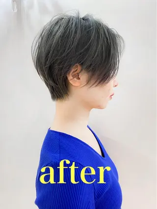 ショート 藤田 遼のヘアスタイル