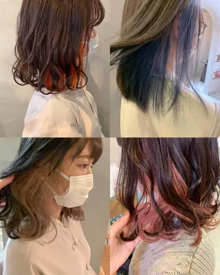 ミディアム カラー botan KOZUEのヘアスタイル