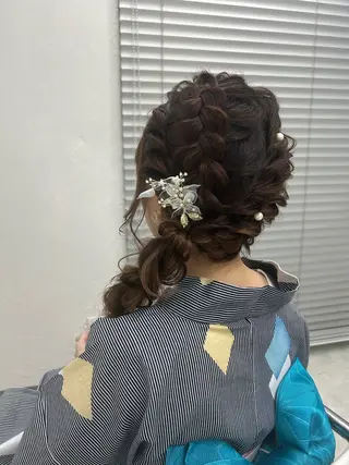 セミロング 田口 莉奈のヘアスタイル