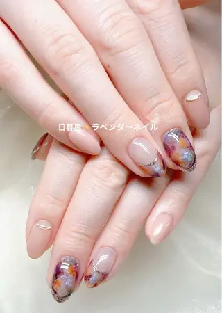 ネイル 日暮里2 lavenderのネイルデザイン