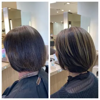 ミディアム カラー 透明感カラー/ 松井克樹のヘアスタイル