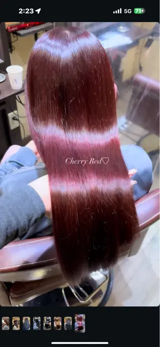 カラー Ly hair / nanoha🤍のヘアスタイル