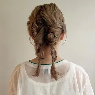 ロング カラー ヘアアレンジ 髪質改善カラー/ボブ 🌻Mutsumiのヘアスタイル