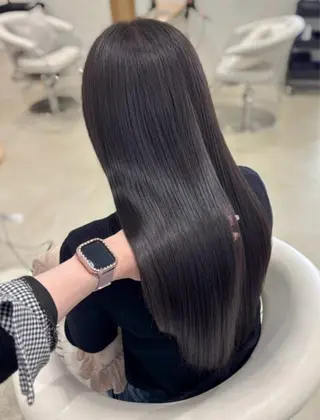 ロング mana /韓国風レイヤーのヘアスタイル