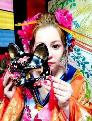 ヘアアレンジ 花魁変幻処 椛かぐら inヘアサロンクレアのマツエク・マツパデザイン