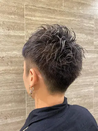ショート カラー メンズ ✨ブリーチ/エクステ 豊住 光輝✨のヘアスタイル
