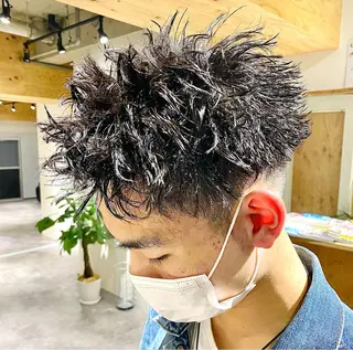 パーマ メンズ トレンドパーマ‼️ NAOKI💥のヘアスタイル
