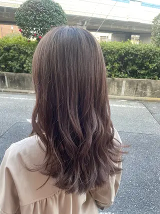 ミディアム 特化✨透明感カラー 白髪染め✨住田緋菜のヘアスタイル