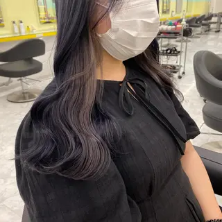 セミロング カラー ヘアアレンジ mai🍑暖色カラー /レイヤー💖のヘアスタイル