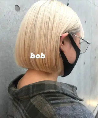 ショート パーマ ヘアアレンジ ネイル マツエク・マツパ Miku /ボブのヘアスタイル