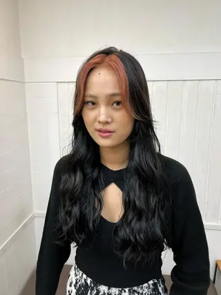 ロング カラー パーマ ヘアアレンジ メンズ 💎髪質改善特化💎 RUITOのヘアスタイル