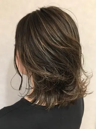 ミディアム カラー 🌟高田 聖菜🌟のヘアスタイル