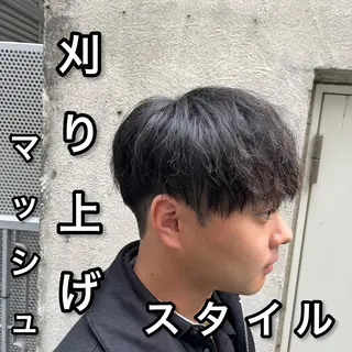 ショート カラー パーマ メンズ 🏆メンズヘア特化 🥇代表りんぺーのヘアスタイル