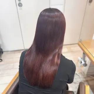 ミディアム カラー Rion/渋谷 /ブリーチなしカラーのヘアスタイル