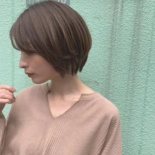 ショート ヤスドミ ケイスケのヘアスタイル