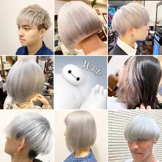 ロング カラー メンズ ✨️眉毛、派手髪、 ハイトーンShinの眉毛・アイブロウイメージ