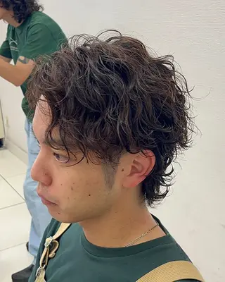 パーマ メンズ バレイヤージュ/ヘア アレンジ/shionのヘアスタイル
