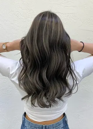 ロング カラー 髪質改善/縮毛矯正 鈴木裕介のヘアスタイル