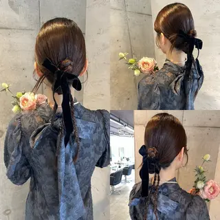 ロング ヘアアレンジ 美髪× ヘアセット✨Araiのヘアスタイル