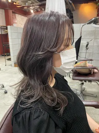 セミロング 藤本 夢のヘアスタイル